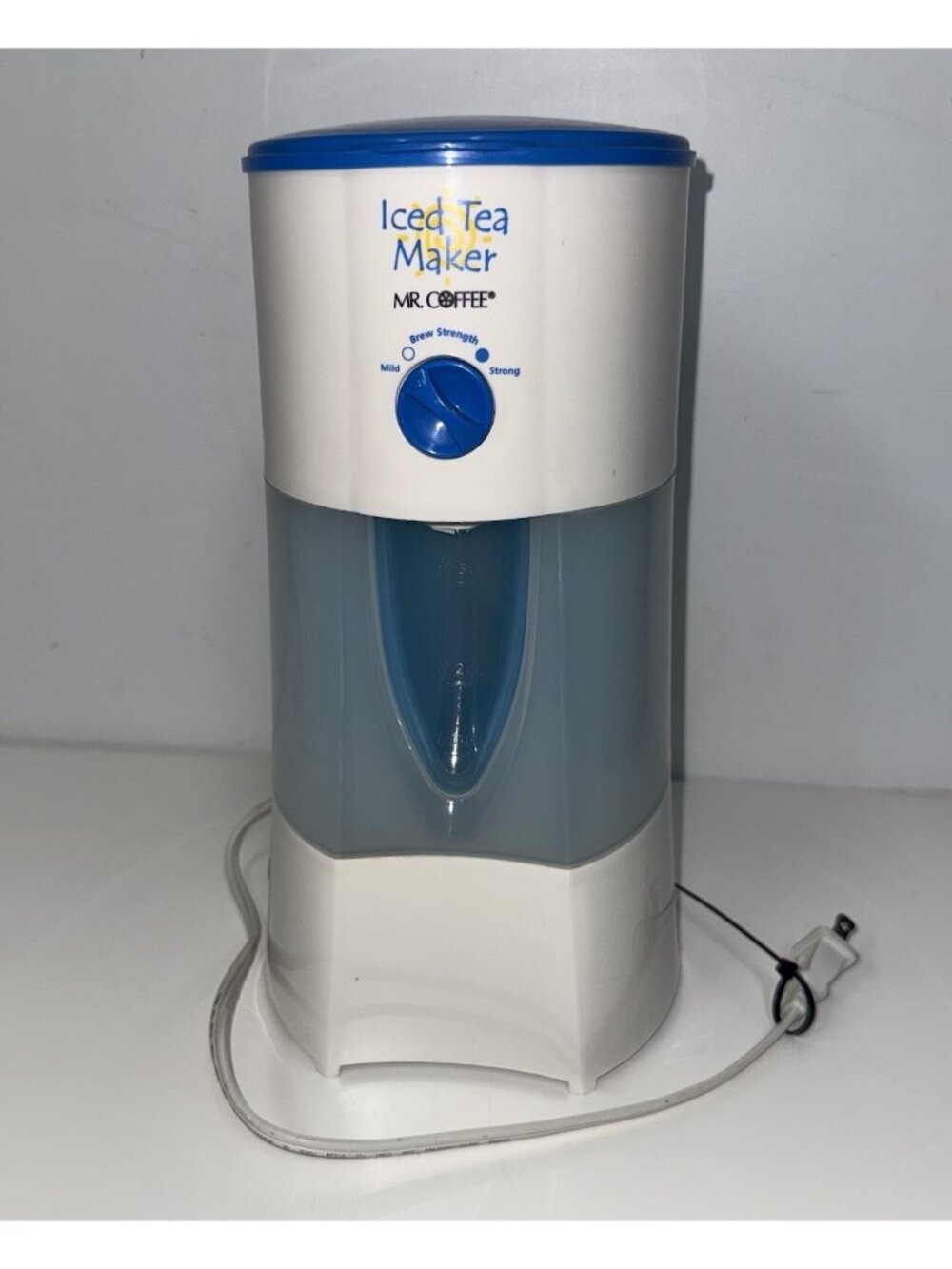 Mr Coffee TM70 Iced Tea Maker Blue 3 Qt NO Pitcher TESTED Working